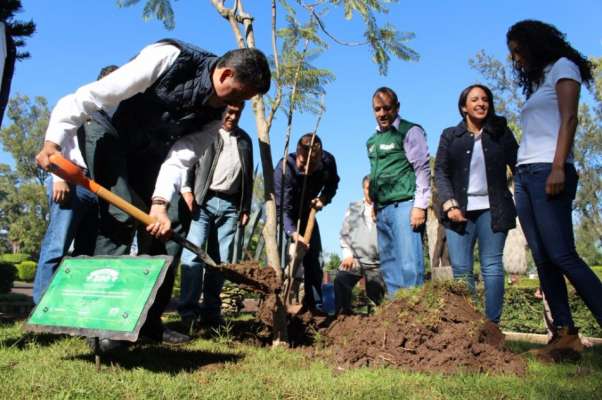 Niños y estudiantes universitarios se sumaron a la campaña Reforesta Zoo - Foto 1 