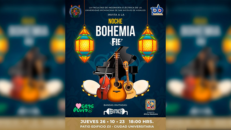 FIE realizará hoy “Noche Bohemia”; todas y todos están invitados  