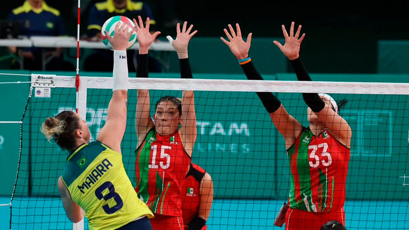 Tras juego cardíaco contra Brasil, selección mexicana de voleibol va por bronce 