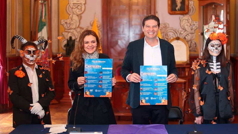 Alfonso Martínez presenta programa cultural del Día de Muertos 