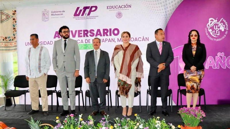 Celebra Politécnica de Uruapan 11 años de formar grandes profesionistas 