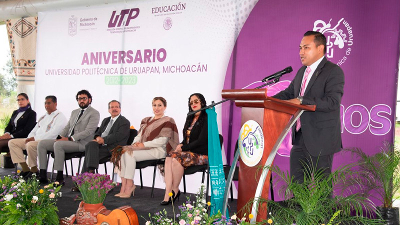 Universidad Politécnica de Uruapan celebra su XI aniversario 