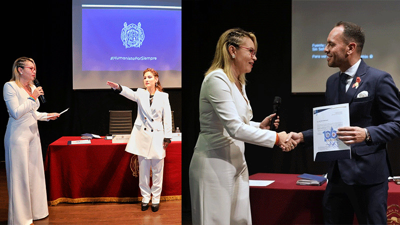 Erika Jenny González y Amir Ramiro Guzmán asumen direcciones de Economía e Ingeniería Civil 