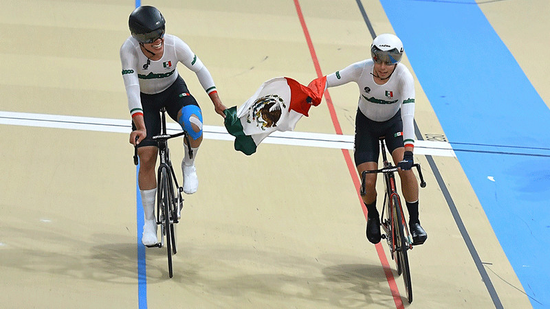 Los mexicanos Fernando Nava y Ricardo Peña se cuelgan el oro en Ciclismo en los Panamericanos 