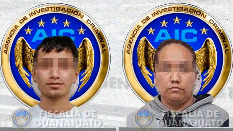Dan cárcel a pareja de extorsionadores detenidos por la AIC en Celaya 