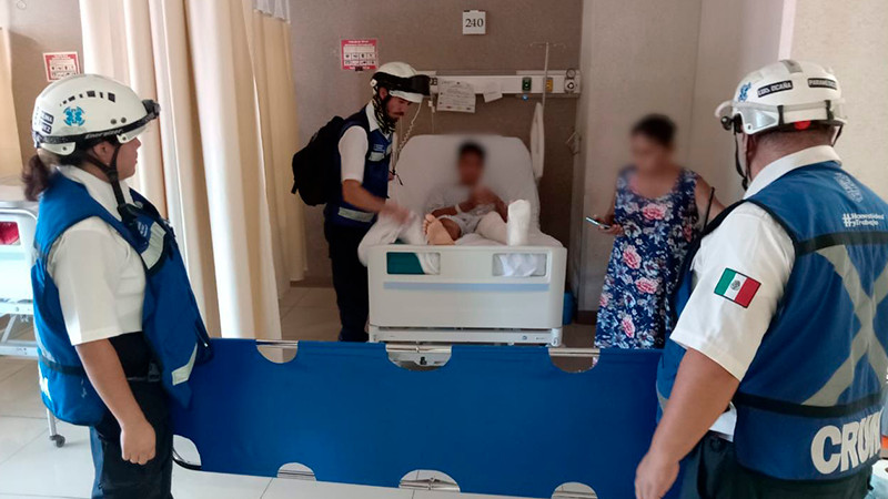 Recibe Michoacán a primeros pacientes de Guerrero, afectados por el huracán Otis