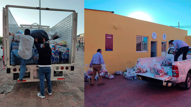 Hidalgo envía los primeros camiones de ayuda humanitaria a Guerrero tras impacto de Otis 