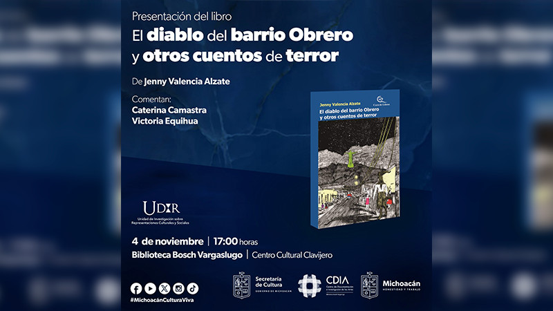 Presentará Secum libro de la escritora colombiana Jenny ValenciaEn la Biblioteca Bosch-Vargaslugo, el 4 de noviembre 