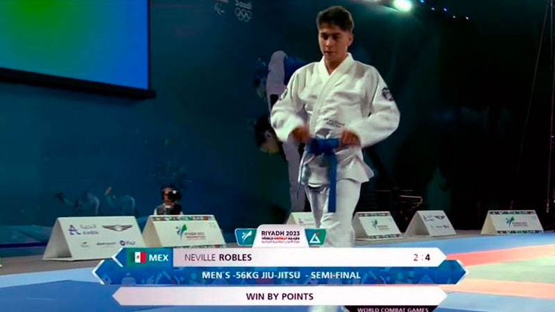 Jiu Jitsu mexicano logra plata y cuarto puesto en World Combat Games 