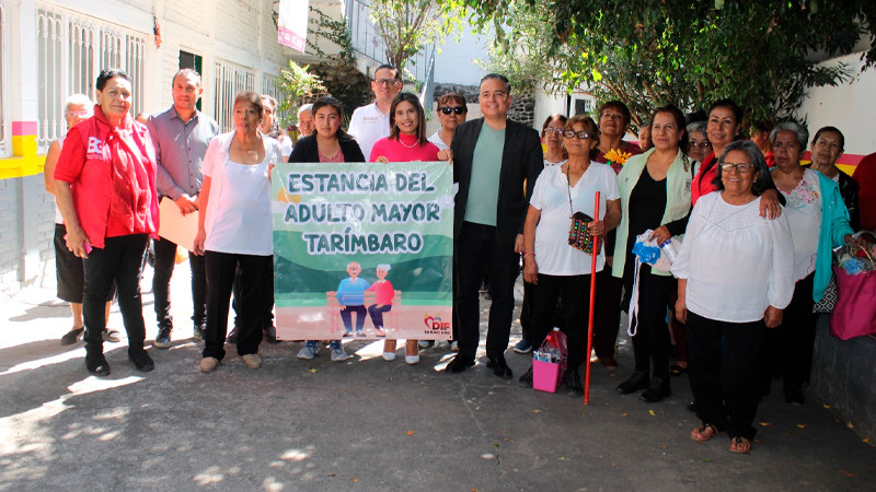 Reitera Buen Gobierno de Tarímbaro compromiso con los Adultos Mayores 