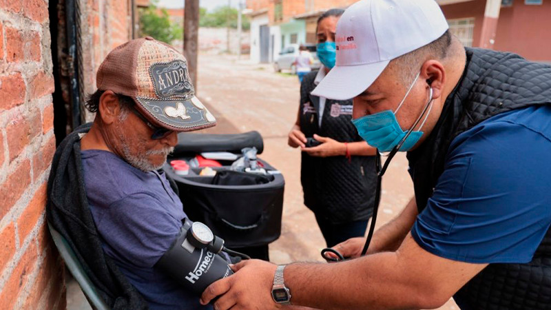 Lleva Salud Michoacán servicios de salud hasta los hogares de 61 municipios