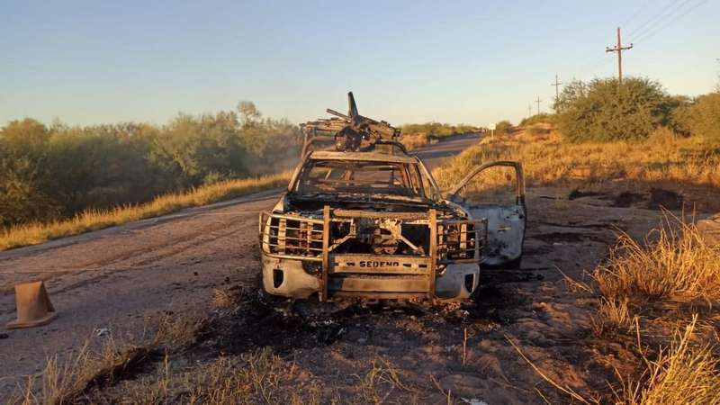Emboscan a convoy de Sedena en Sonora; hay un muerto y varios heridos