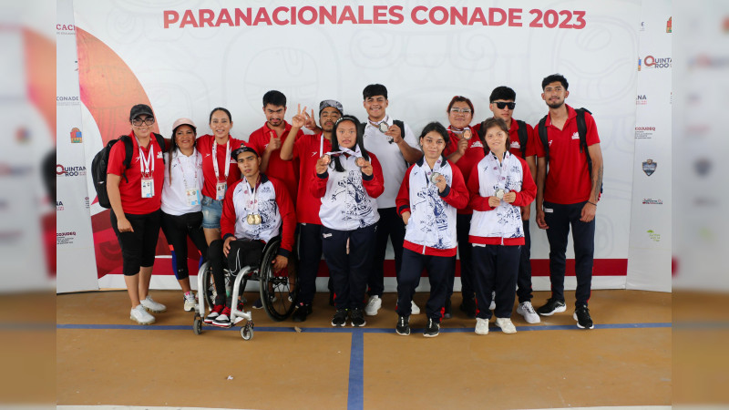 Michoacán llega a las 71 medallas en Paranacionales Conade