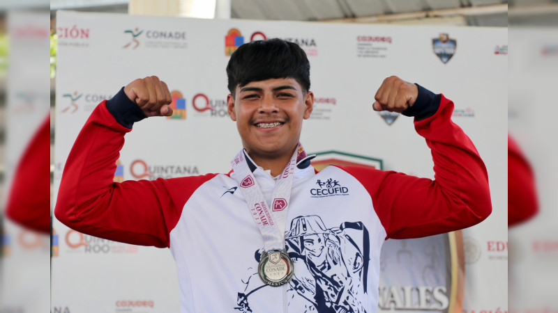 Michoacán llega a las 71 medallas en Paranacionales Conade