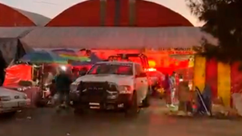 Ataque armado en  mercado de Puebla deja cuatro muertos y dos heridos 