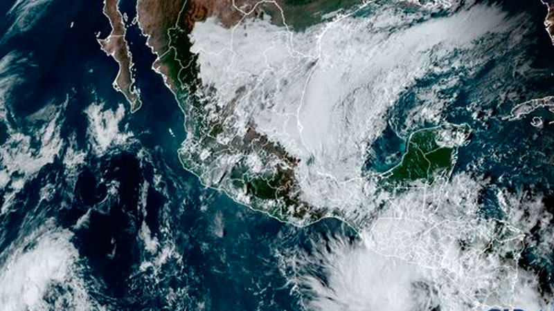 Este jueves cielo nublado en la tarde con posibles chubascos en Michoacán 