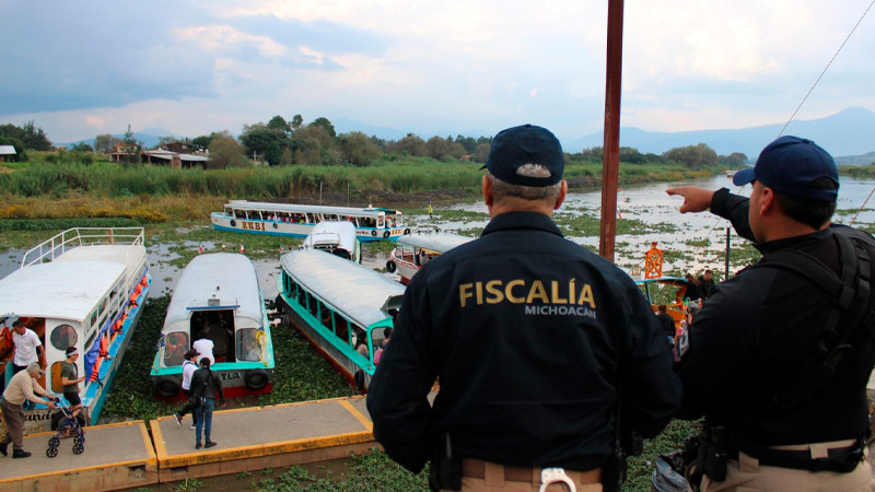 Participa FGE en operativo de Día de Muertos en municipios de la Ribera del Lago Pátzcuaro