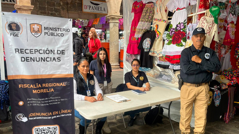 Participa FGE en operativo de Día de Muertos en municipios de la Ribera del Lago Pátzcuaro