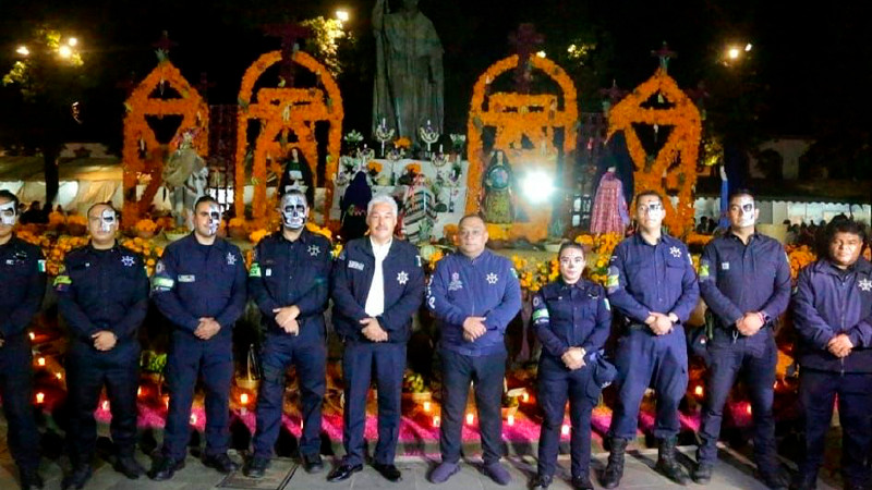 Supervisa José Ortega Silva, el dispositivo Noche de Ánimas 2023 en la zona Lacustre dé Michoacán 