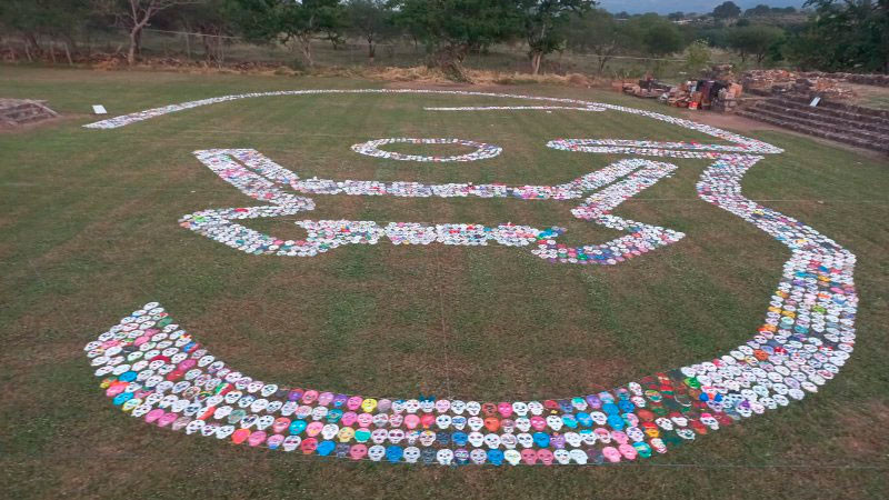  Ofrenda monumental en Zona Arqueológica Los Toriles, Nayarit, muestra más de 5 mil calaveras de barro  
