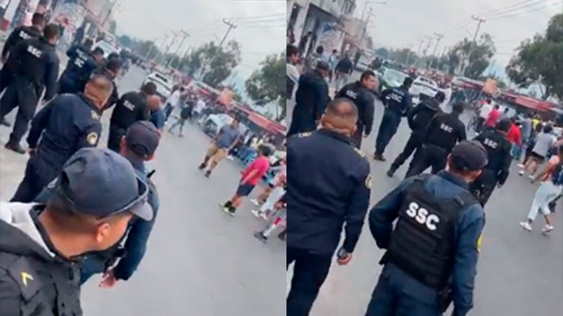 Inspección a motociclistas termina en riña entre policías y vecinos de Iztapalapa; hay 5 heridos 
