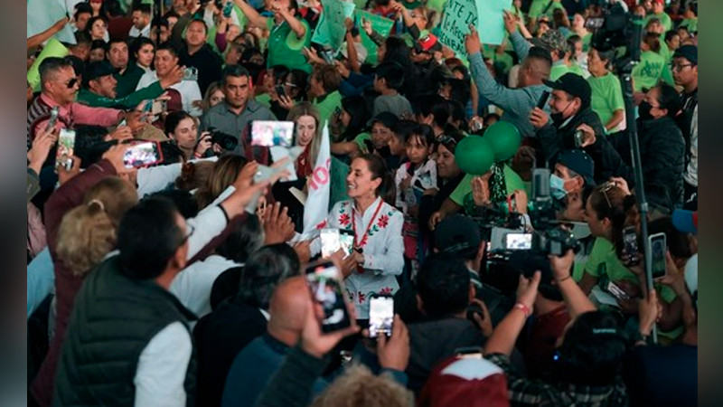 “Nos une ser parte de un partido, pero nos une más el amor que le tenemos al pueblo de México”: Sheinbaum 