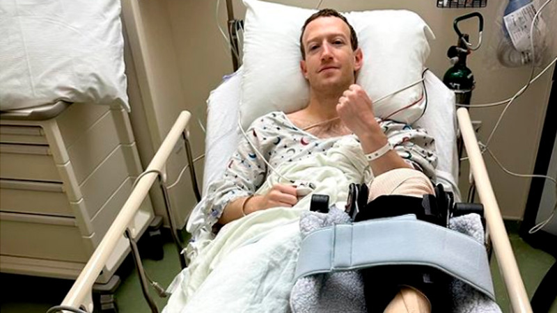Mark Zuckerberg se somete a una cirugía tras lesionarse practicando MMA 