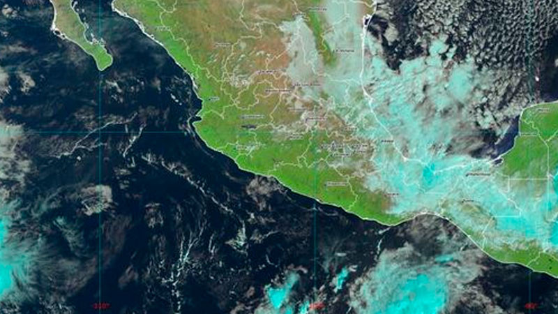 Cielo medio nublado durante el día con probabilidad de lluvias aisladas en Michoacán 