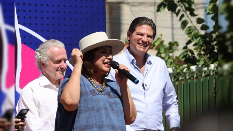 Morelia tiene un alcalde que resuelve y no reparte culpas: Xóchitl Gálvez 