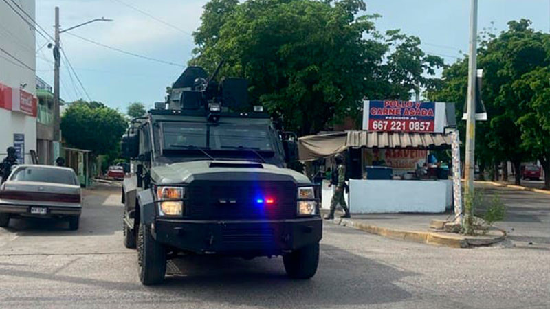   Se reporta persecución y enfrentamiento entre civiles armados y militares en Culiacán, Sinaloa 