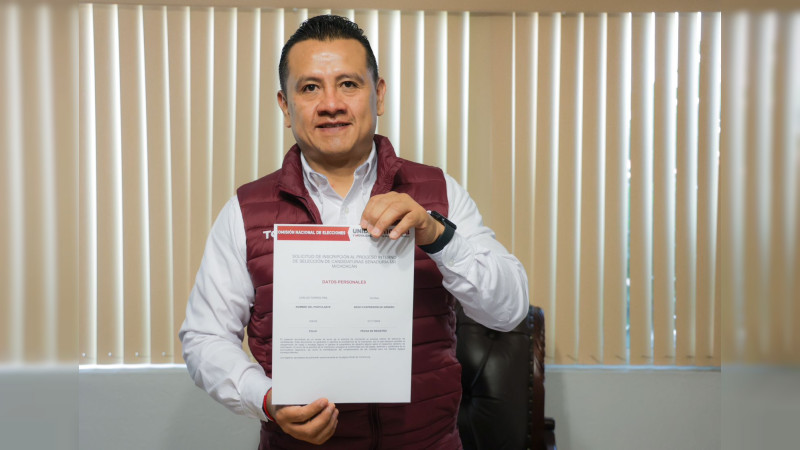 Se registran morenistas michoacanos por el senado
