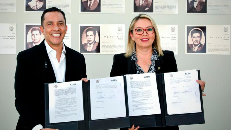 UMSNH impulsa la educación dual para el alumnado; genera alianza con Axen Capital	 