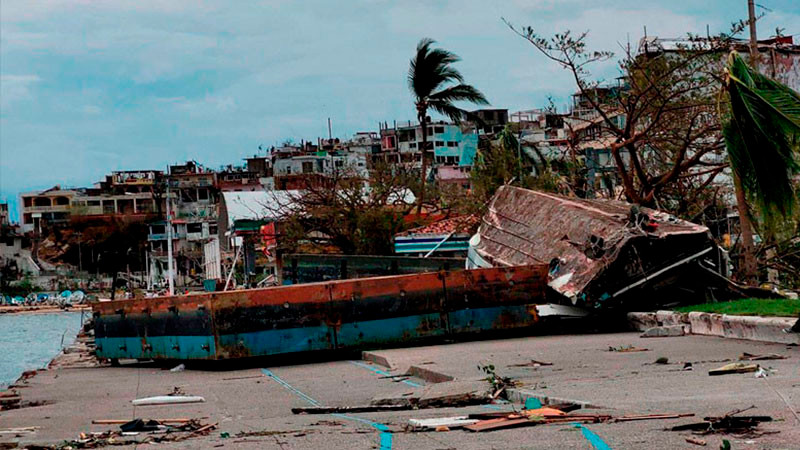 Asciende a 48 cifra de fallecidos en Guerrero, tras huracán "Otis" 