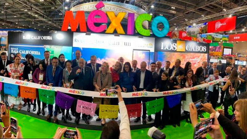 Inauguran pabellón de México en el World Travel Market en Londres, Reino Unido 