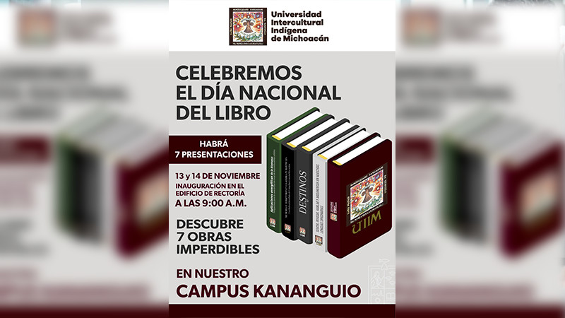 Prepara UIIM celebración por el Día Nacional del Libro 