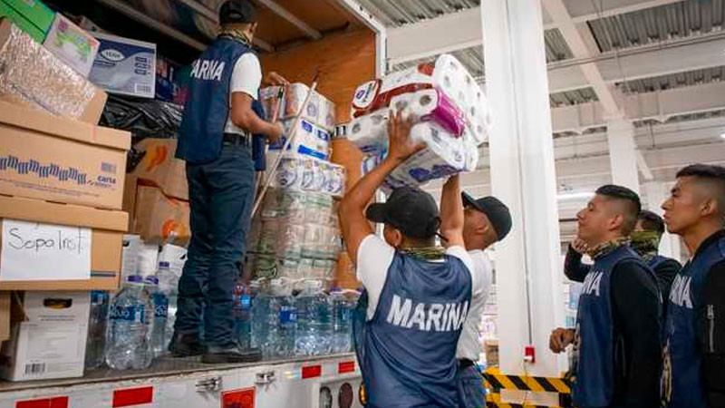 México continúa ininterrumpidamente con plan de atención a población afectada por el huracán Otis 