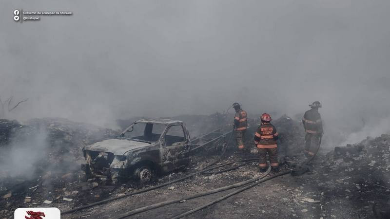 Se registra incendio en Ecatepec, Estado de México; no hubo víctimas 