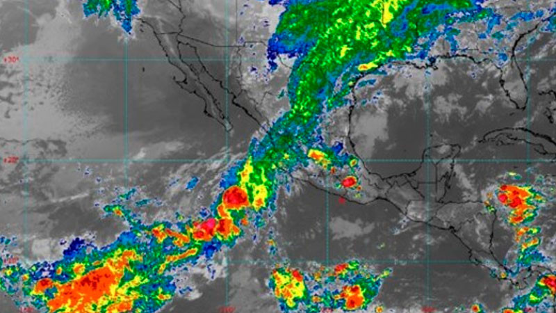Se espera cielo nublado y chubascos en zonas de Michoacán 