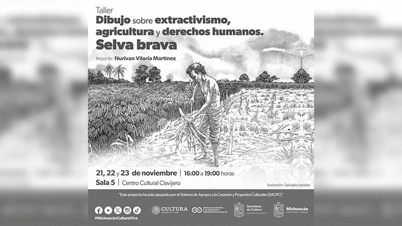Secum invita al taller gratuito de dibujo, agricultura y derechos humanos 