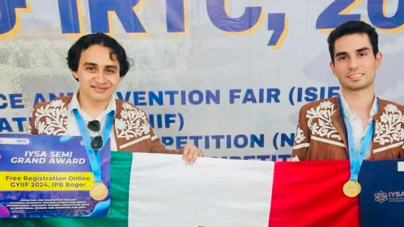  Ganan medalla de oro estudiantes tamaulipecos en feria internacional de ciencias e innovación en indonesia