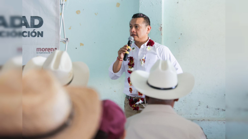 Gobiernos de la 4T devolvieron a michoacanos territorios que controlaba la delincuencia: Torres Piña