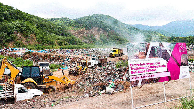 Con más de 57 mdp, Michoacán Construye centros de tratamiento de residuos