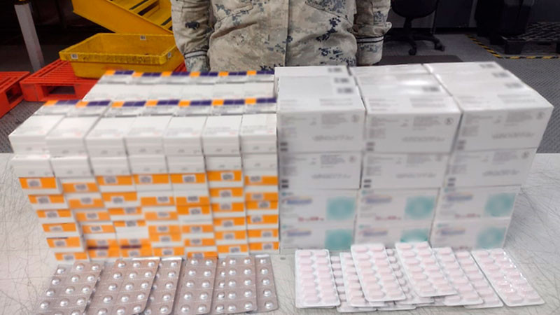 Decomisan más de 6 mil pastillas de medicamento psicotrópico en Querétaro 