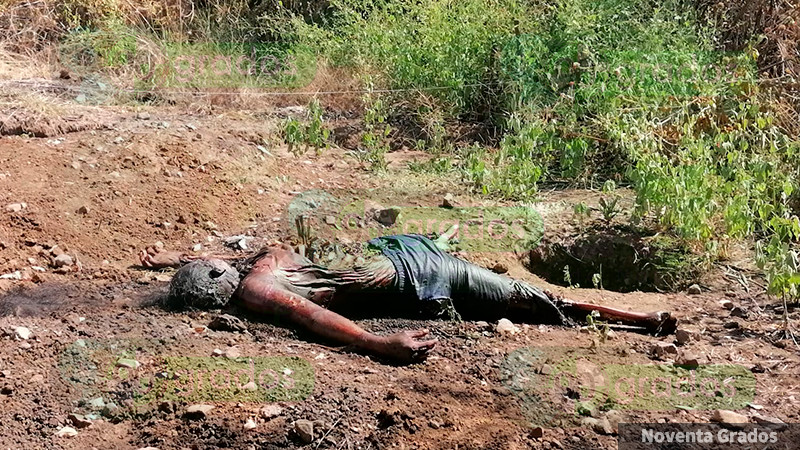 Hallan cadáver putrefacto en Apatzingán, Michoacán