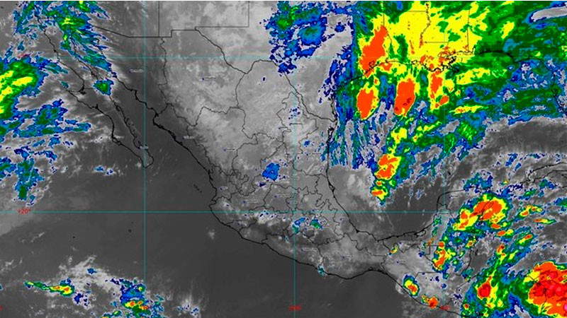 Pronostican chubascos y posibles descargas eléctricas en Michoacán 