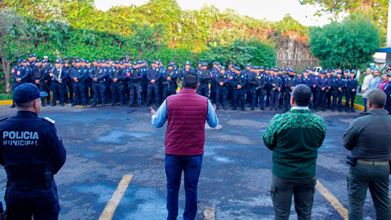 Militar de la legión francesa capacitará a policías municipales de Uruapan