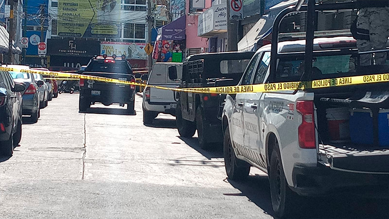 Ataque armado a comercio del Barrio de la Resurrección en Celaya, deja dos personas sin vida 