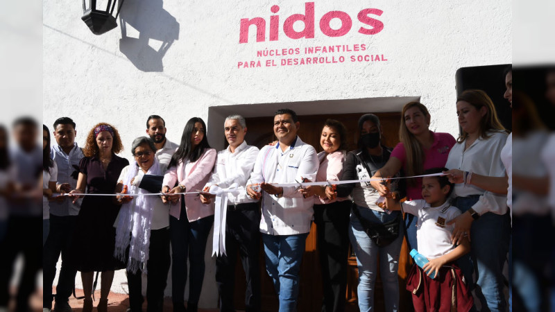 Inaugura DIF Michoacán en Jiquilpan nueva estancia infantil Nidos
