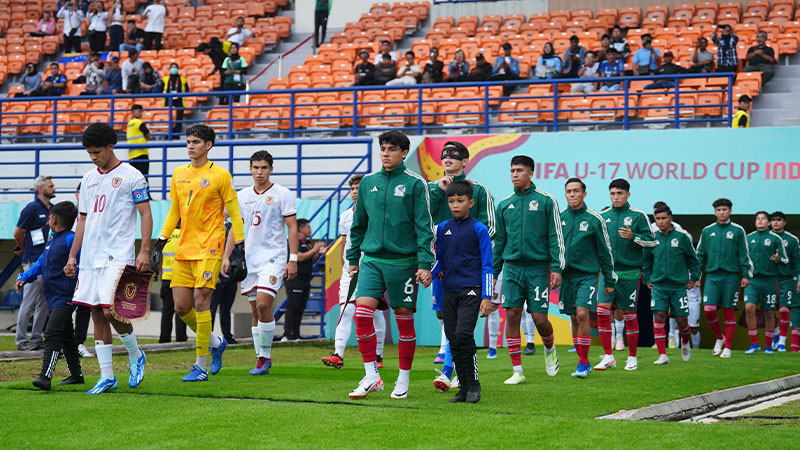 Selección Sub-17 empata con Venezuela en segundo partido mundialista 