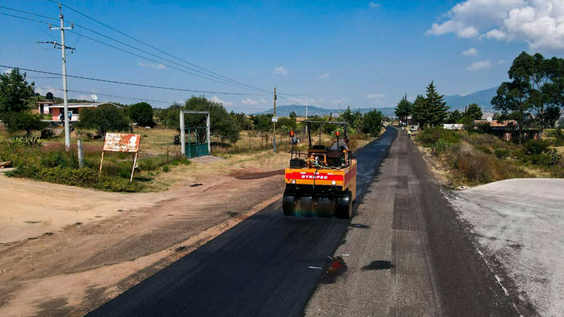 Con 259 mdp SCOP arranca obra multianual en carretera Capácuaro-Peribán 